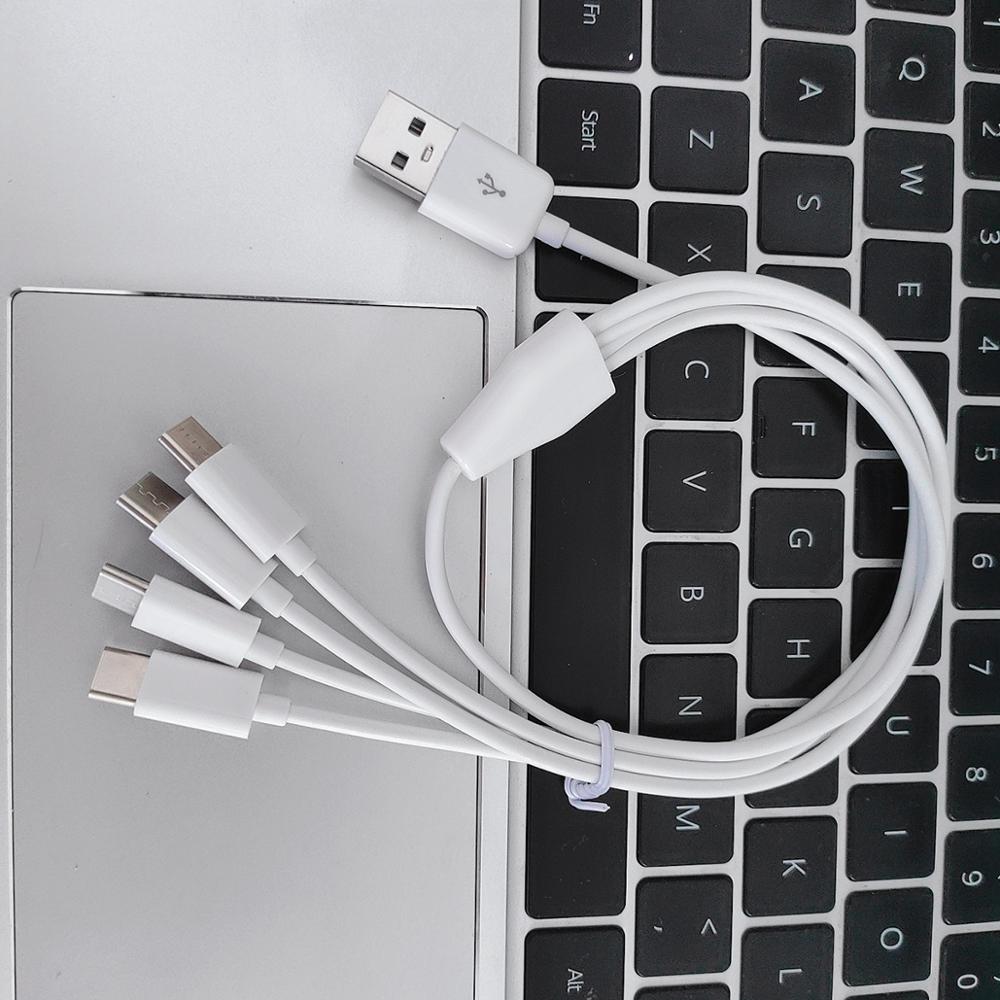 50cm 4 in 1 USB type C charger cable power 4 type c devices at once