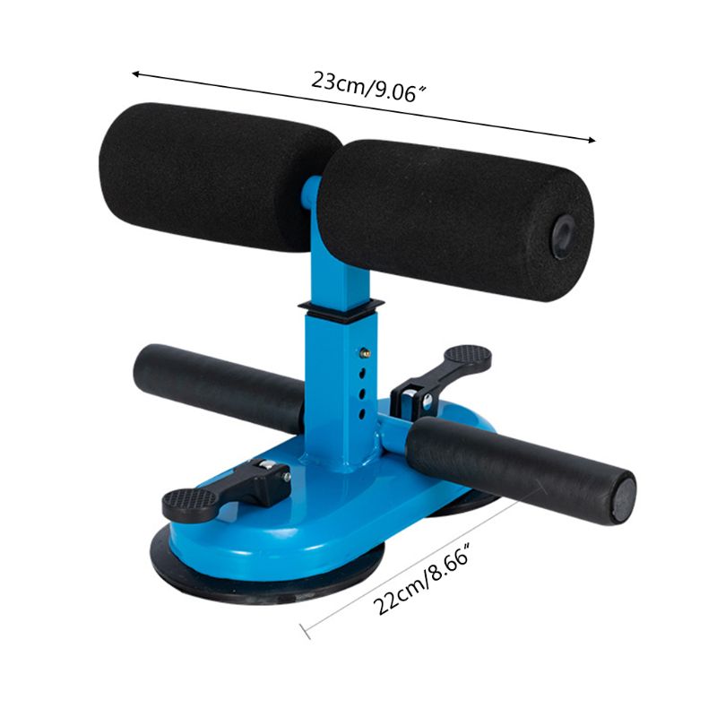Double Suction Cup Sit Up Bar Assistant Exercise Stand Padded Ankle Support Workout Equipment for Home Gym Fitness