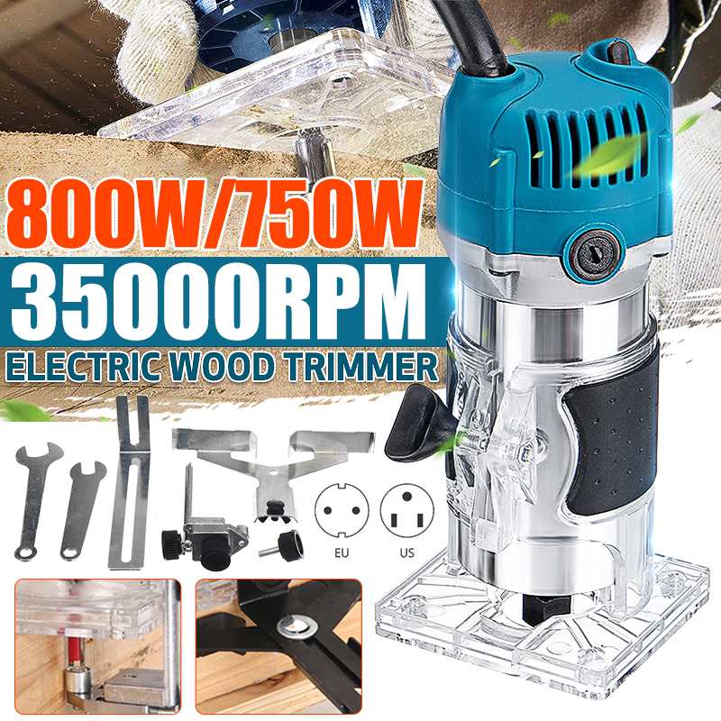 750W/800W bois routeur outil Combo Kit électrique Machines à bois puissance menuiserie manuel coupe outils menuiserie outils électriques