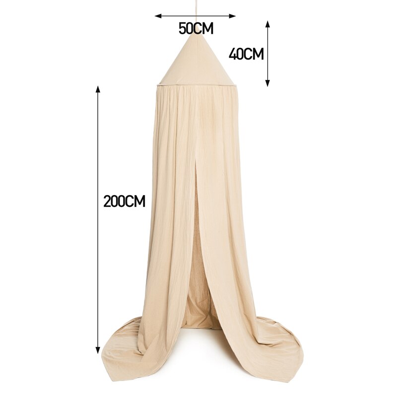 anti Zanzara Del bambino Del Cotone Baldacchino di Zanzara Della Principessa Netto Letto A Baldacchino Della cupola Letto per Bambini Decorazione Della stanza da Letto A Baldacchino