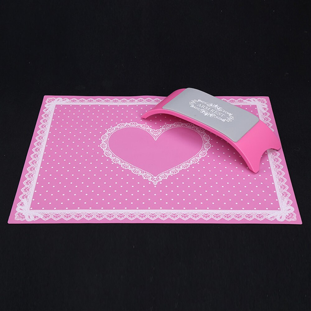 Ensemble d'oreiller de main d'ongle de Silicone de Style avec la trousse à outils antidérapante d'art d'ongle de coussin d'ongle pour la manucure