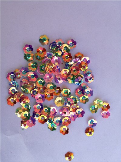 4 MM 6 MM 8 MM 10 MM 3D Pailletten Bloem paillette Voor kledingstuk Accessoire DIY Art Decoratie sieraden Maken: 10mm