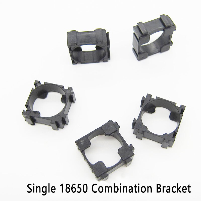 20 sztuk 18650 odstępnik ogniwo litowe akumulator cylindryczny wsparcie 18650 pojemnik robić przechowywania uchwyt skrzynka dla DIY akumulator może łączone: 1S