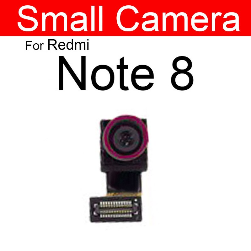 Hoofd Back Camera Voor Xiaomi Redmi Note 8 Note8 Achteruitrijcamera Flex Kabel Facing Camera Model 100% Goed Getest Vervanging: Small
