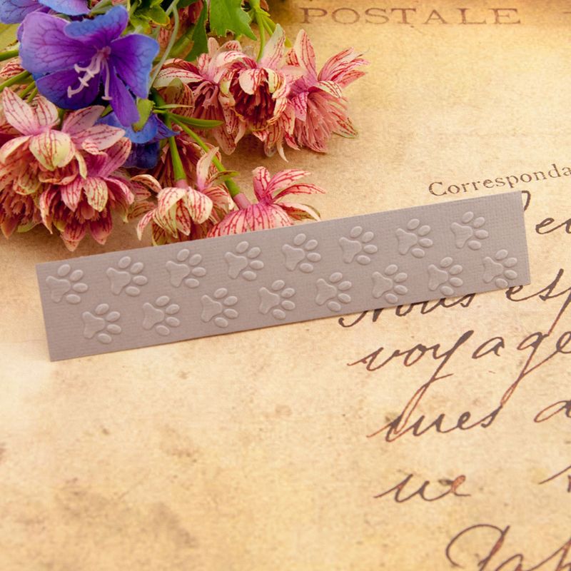 Footprint Plastic Embossing Folder Stencil Template DIY Scrapbook Album Card Making Decoration Ju24 21