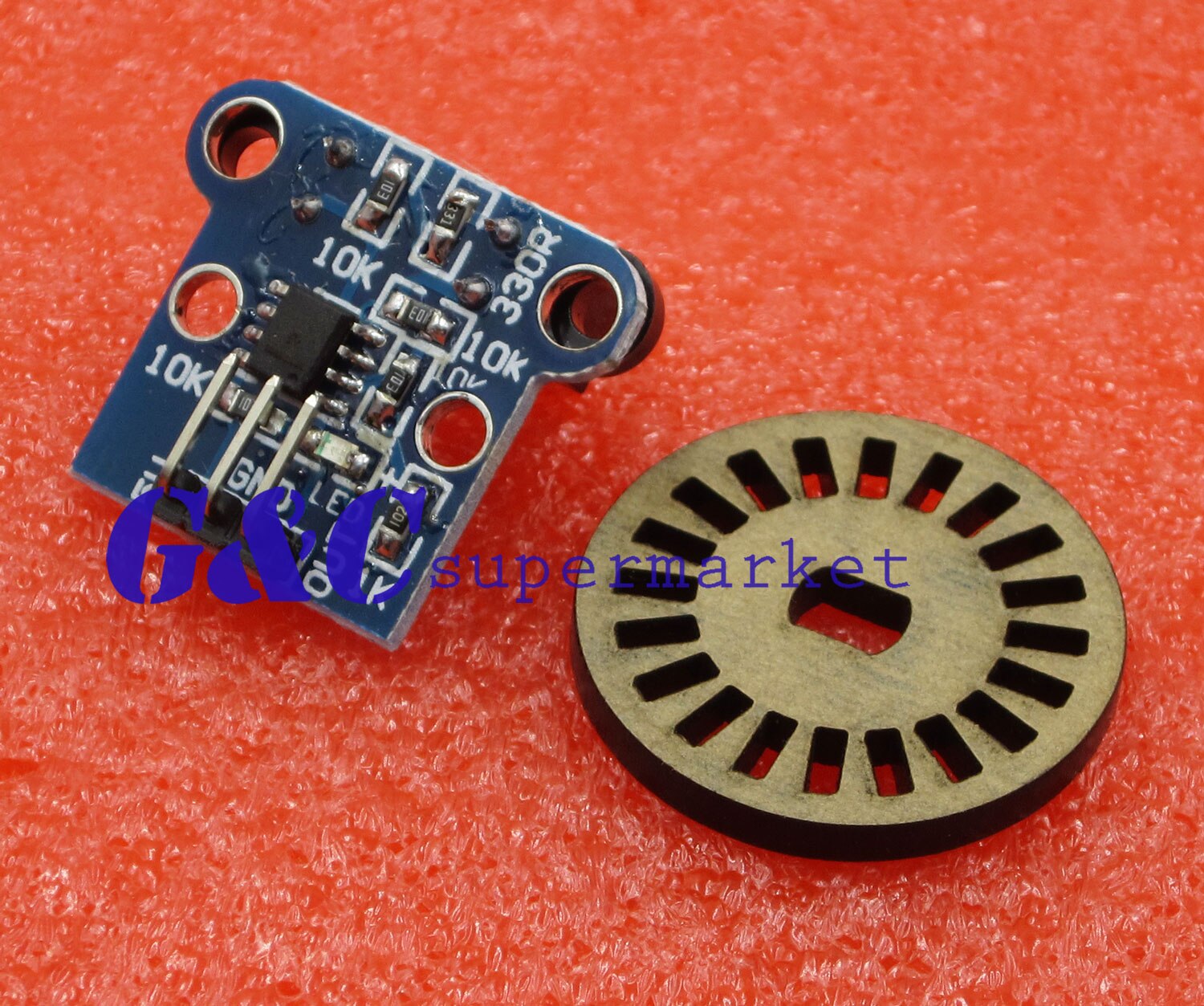 HC-020K Doppel Geschwindigkeit Messung Sensor Modul + Photoelektrische Encoder Bausatz