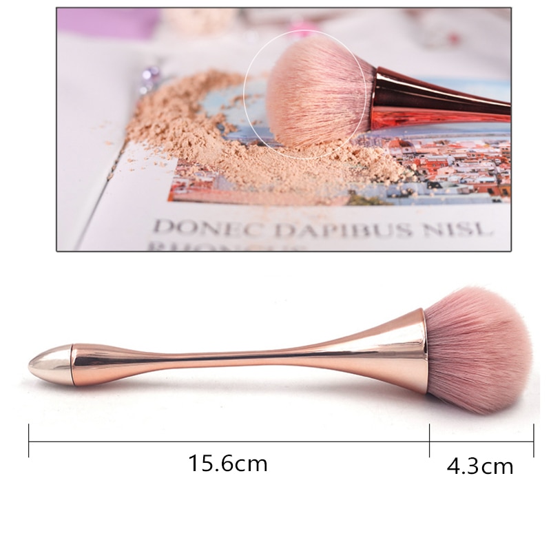 Makeup Brushes Plastic Handle Makeup Brush Cosmetic Foundation Brushes Women Eyeshadow Loose Powder Blush Brush Beauty Tools