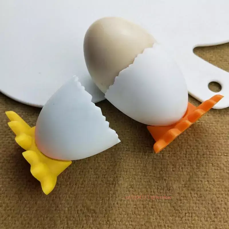 Leuke Ei Bekerhouder Ei Opener Separator Gekookte Stand Kip Voeten Eierrekje Leuk Bestek Keuken Gereedschap Gadgets Voor Home Decor