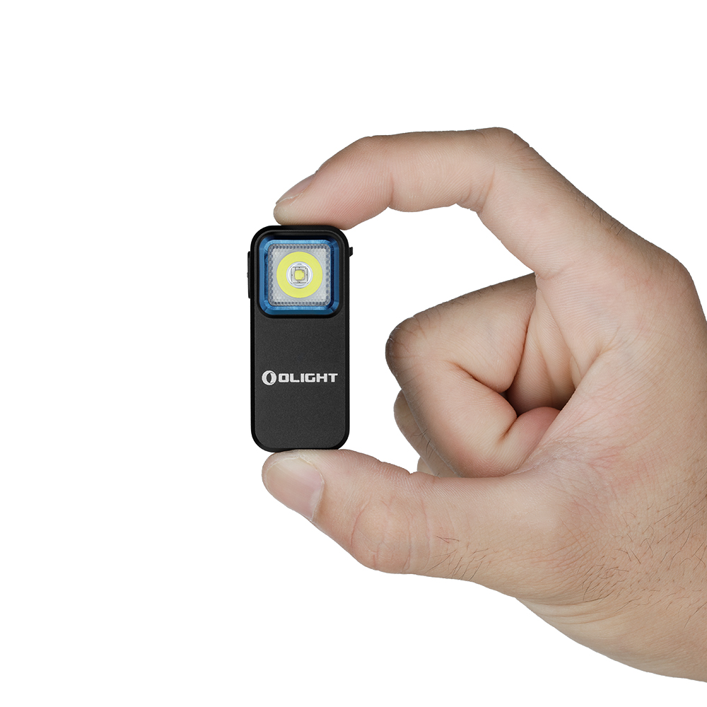 Olight oclip 300 lumen klipslykt med hvitt og rødt lys lommelykt