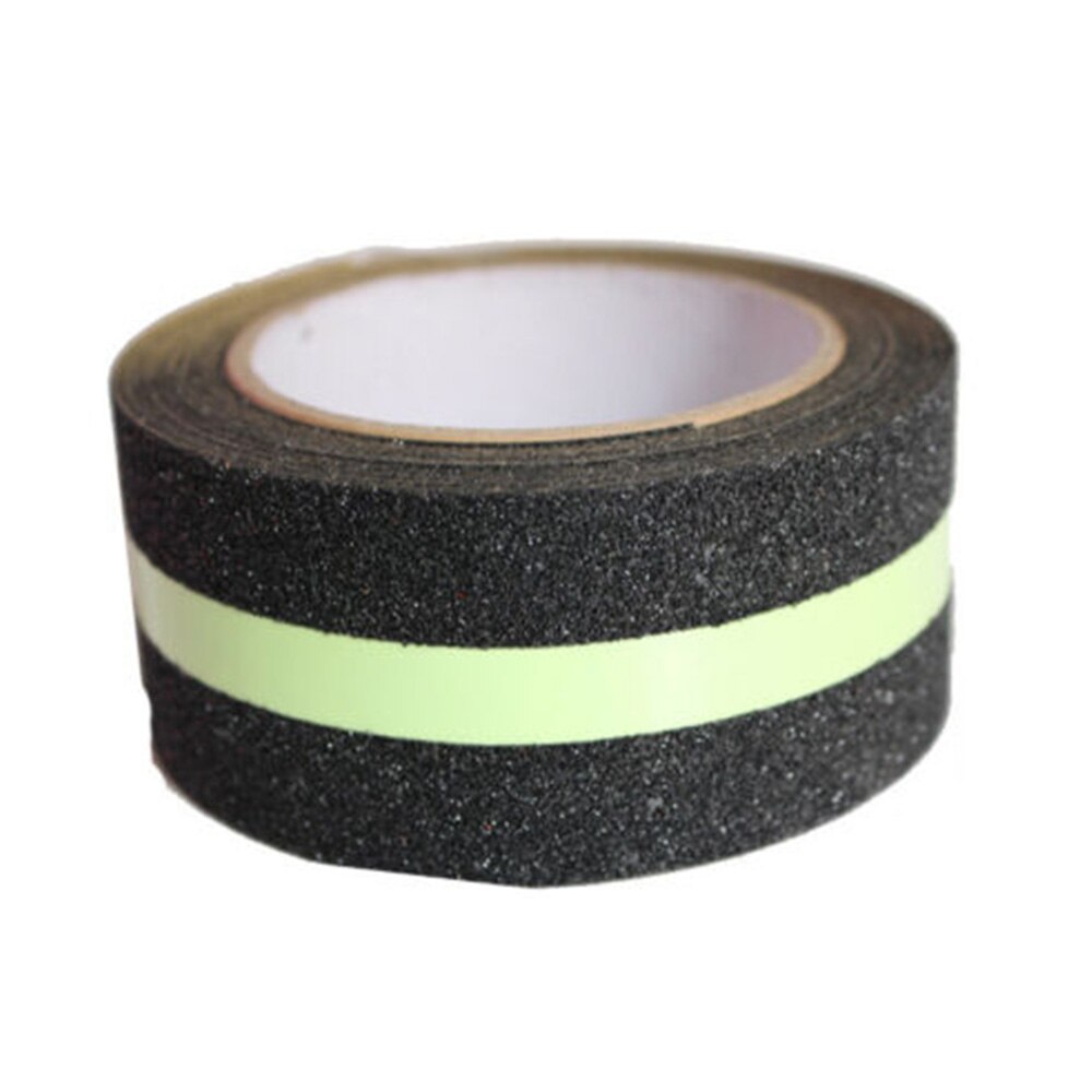Bandes antidérapantes lumineuses givrées, 5cm x 5m, Surface en PET, bande antidérapante lumineuse dans l'obscurité, bande Abrasive pour escaliers, marche de sécurité
