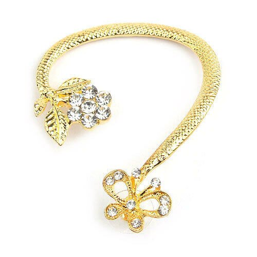 Vintage slang draak oorbellen wikkel clip kraakbeen voor vrouwen mannen oor clip manchet punk retro oorbel sieraden: E110 goud