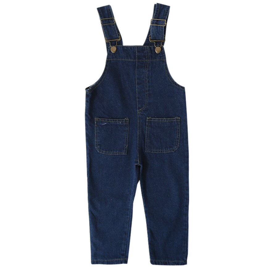 Neue Baby Mädchen Jungen Denim Overall freundlicher Insgesamt Jeans Für Frühling Herbst freundlicher Hosen Gesamt Kleidung Lätzchen Hosen: 2T