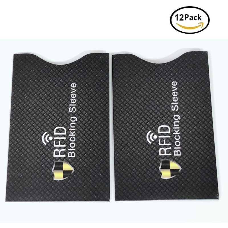 12 pak RFID Blocking Mouwen Anti Diefstal RFID Card Protector RFID Blocking Mouwen Identiteit Anti-Scan Card Sleeve