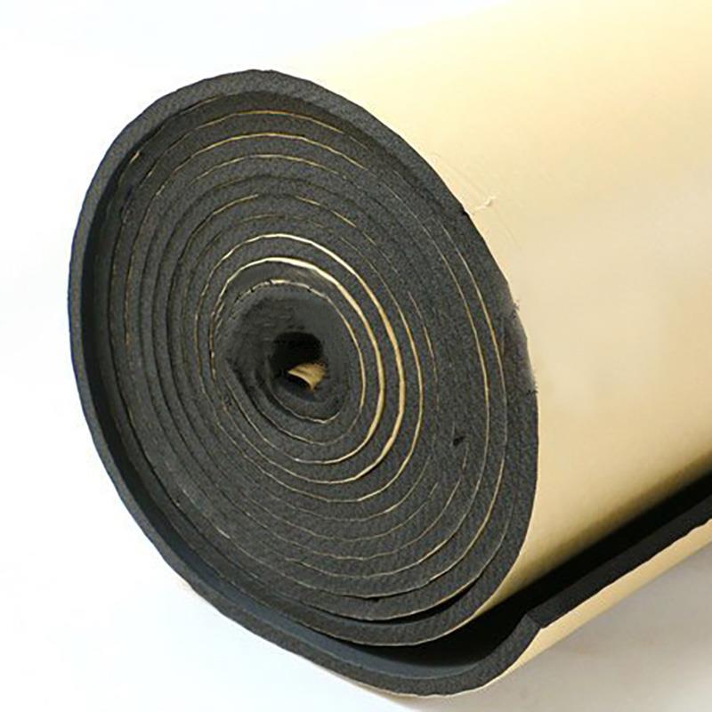 Tablero de espuma de aislamiento acústico automático, adhesivo de algodón, espuma gruesa insonorizada que absorbe espuma de goma, 30X50cm