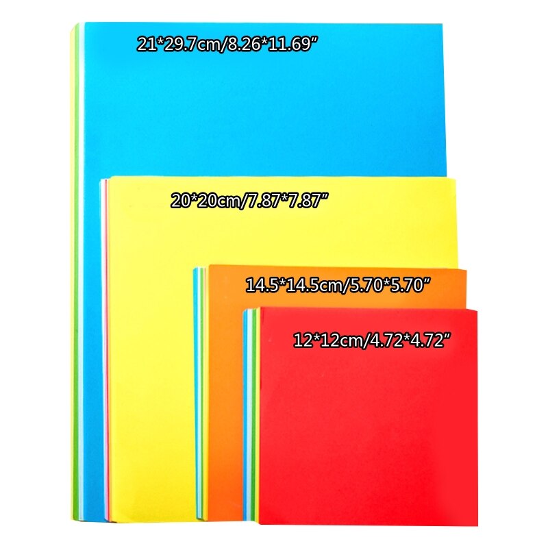 100pcs DIY Origami Paper Craft Kits for Children Beginners Interactive Handicraft Party Supplies &amp; Accs Classroom Props