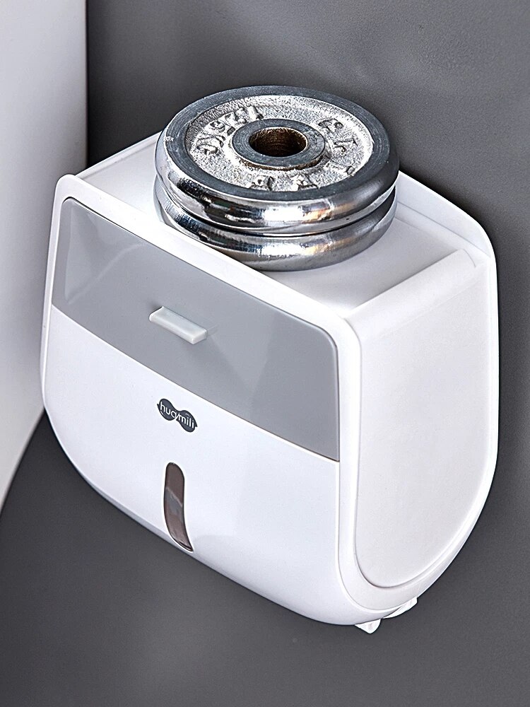 Toilet tissue box toilet rack hole-free toilet waterproof paper roll toilet paper household