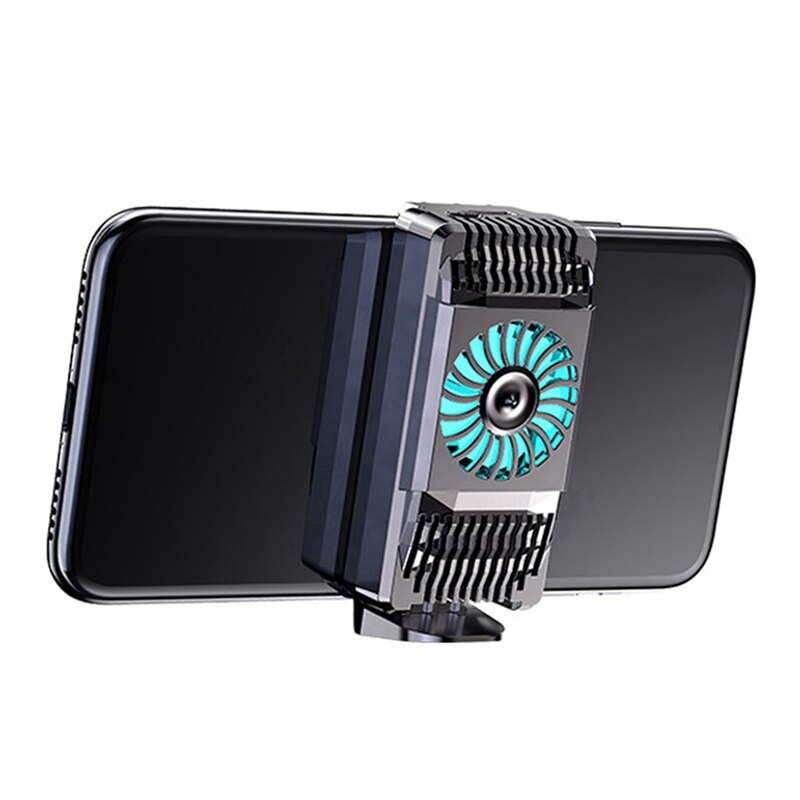 Phone Cooler Radiator for IPhone/Android Gaming Semiconductor Heatsink Cell Phone Cooling Fan (Silver)