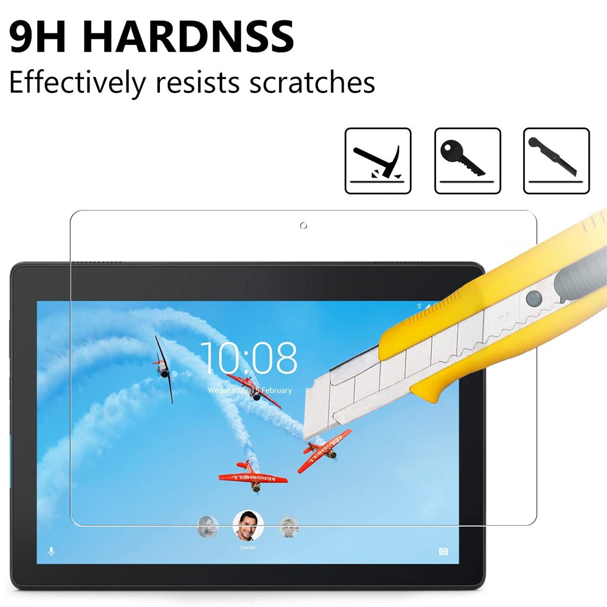 Voor Lenovo Tab E10 Screen Protector, anti-Kras Tablet Gehard Glas Film Voor Lenovo Tab E10 TB-X104F 10.1"