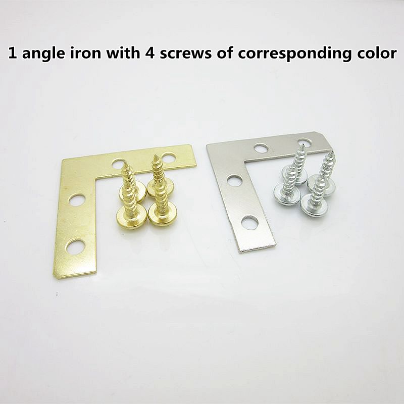 10 L-shaped Flat Corner Furniture Accessories Fixtures Frame Angle Iron 90 Degree Angle Iron For Fixing The Edge Of The Frame