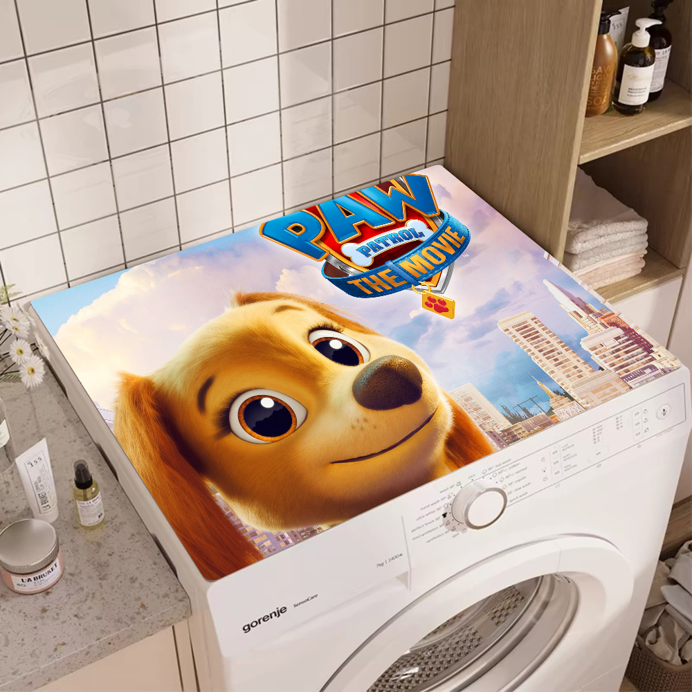 Leuke P-Poten Cartoon P-Patrols Keuken Drainage Mat Retro Stijl Schotel Droog Pads Absorberende Placemats Afdruiprek Servies matten: 40x60 + 40x120CM / Blauw