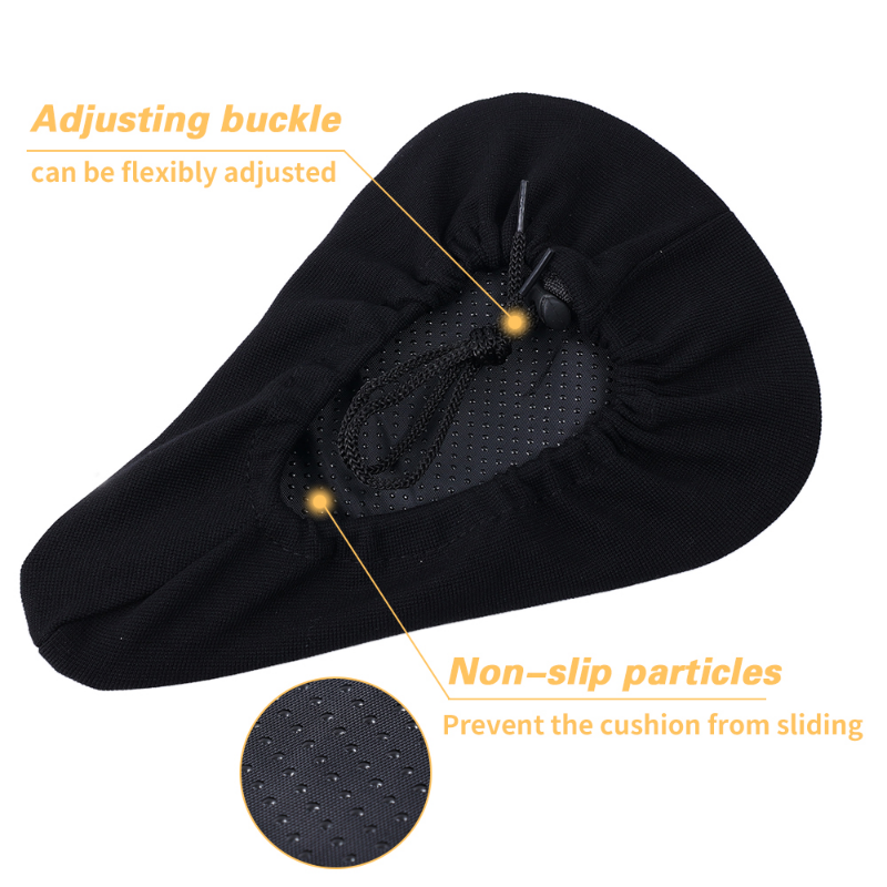 Fundas para SILLÍN de bicicleta, almohadilla de Gel de silicona 3D, cojín suave y grueso para asiento de ciclismo, asiento grueso para bicicleta de montaña, piezas de bicicleta