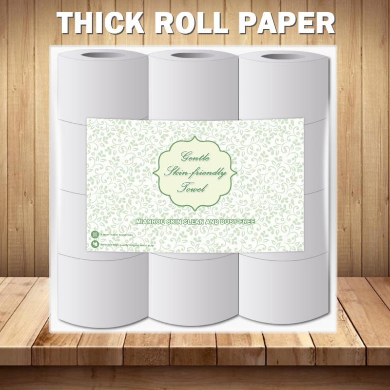 4/2 rollen Original holz zellstoff Wc Papier Haushalts Rolle Papier 4 schicht Super zähigkeit Sanitär Papier Gewebe