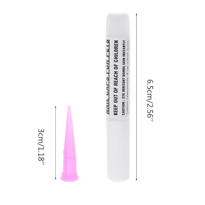 Vernis à ongles pour chien, protège-griffes, Gel protecteur, colle adhésive douce