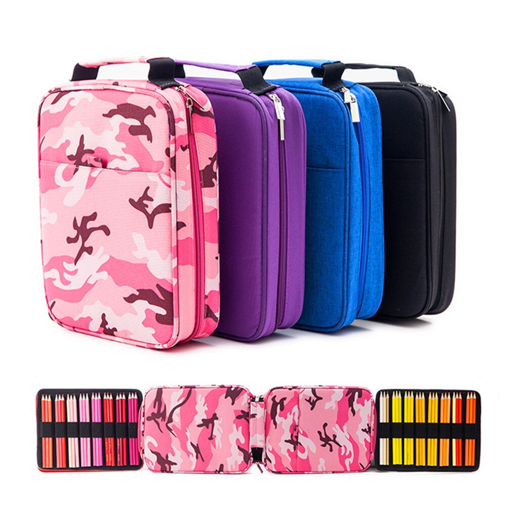150 Holes Pencil Case School Pencilcase for Girls Boys Penal Cute Cat Pen Box Big Cartridge Stationery Bag Large Pouch Supplies