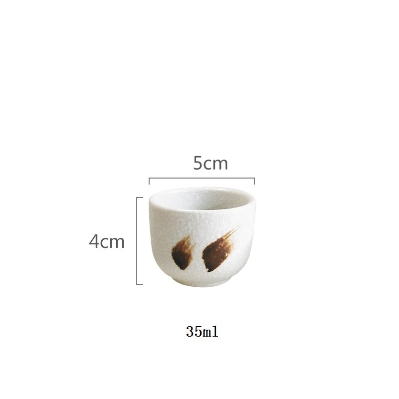 Chanshova 35/200 Ml Traditionele Chinese Stijl Handbeschilderde Keramische Theekopje China Porselein Kleine En Grote Koffie Thee Cups H291: 3