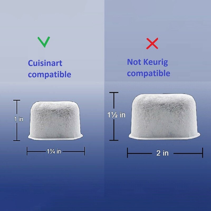 24 Pack Vervanging Charcoal Water Filters Voor Alle Cuisinart Koffie Makers, DCC-RWF