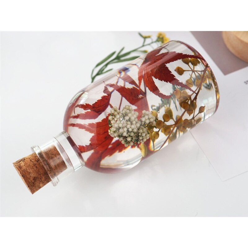 Fairy Bottle Shape Lamp Resin Mold Bottle Light Mold LED Bulb Lamp Silicone Mold Epoxy Resin Crafts for Home Decoration