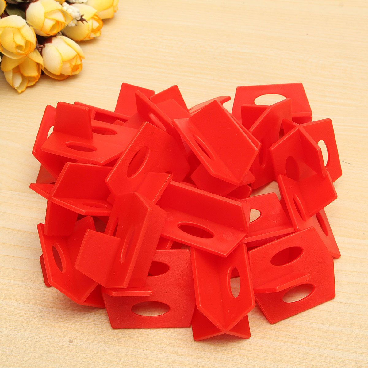 50pcs 2mm Tile Leveling System 3 Side Tile Spacer Cross And T Floor Wall Tool