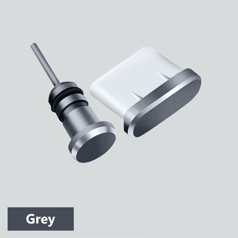 Type C Plug Dust Plug 3.5mm Earphone Jack Sim Card USB Type-C Anti Dust Plug For Samsung S10 S9 S8 Note 8 9 Huawei P10 P20 P30: Red
