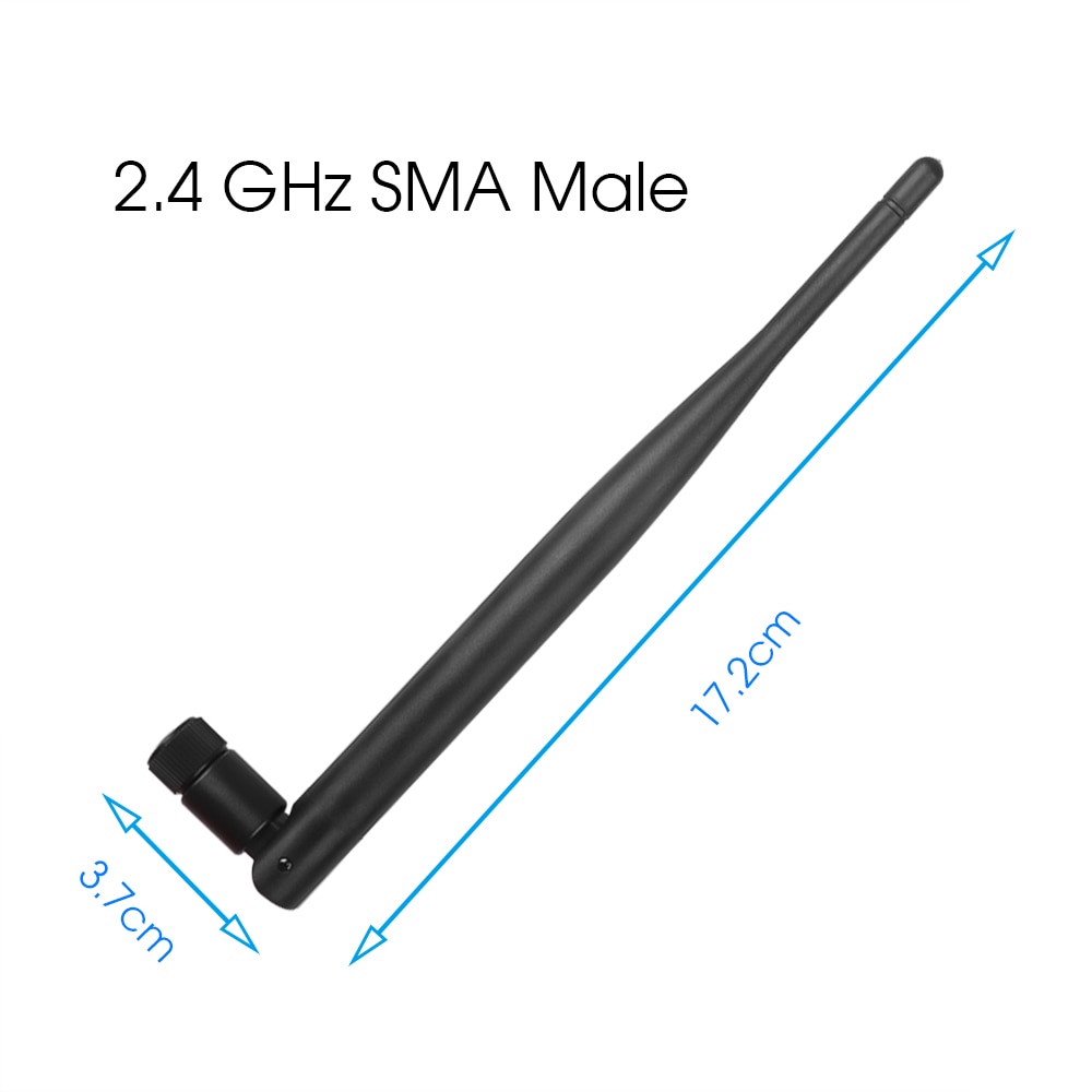 Kebidumei 2,4 GHz 5dBi 802.11b/g Luft SMA Männlichen kabellos Router WiFi Antenne Für Mini PCI U. FL IPX zu SMA Männlichen Zopf Kabel