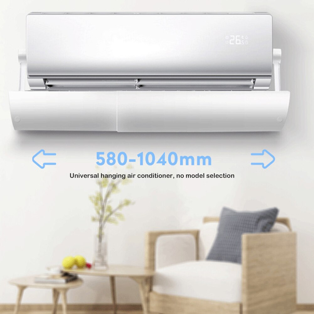 Schaalbare Airconditioner Baffle Voorruit Airconditioning Cover Wind Deflector Voor Huishoudelijke Slaapkamer Accessoires