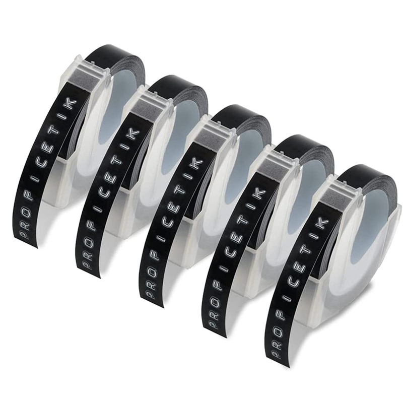 6 Stuks Label Tape Compatibel Met Dymo Embossing Label Tape Voor Dymo Label Maker 1880 Motex E-101 9Mm X: Default Title