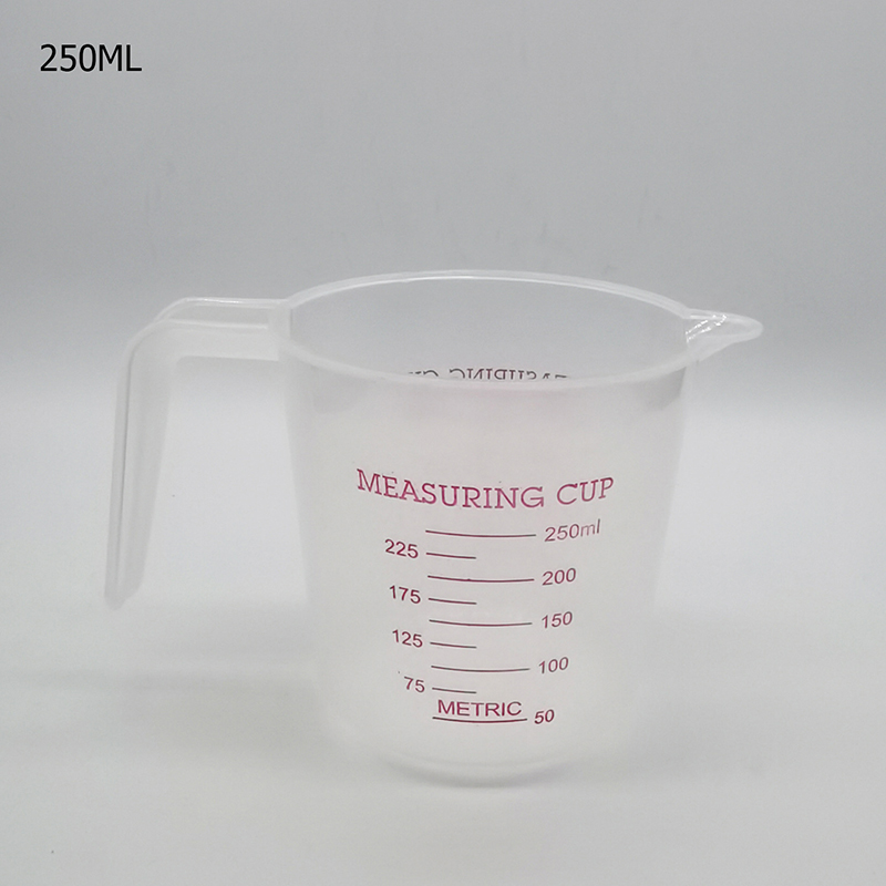 Plastic Measuring Cup Transparent With Graduated Cup Eco-Friendly Graduated Pour Spout Kitchen Metering Cup Lab Liquid Measure