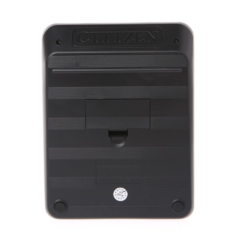 12-Digits Large Display Electronic Calculator Solar Battery Two-Way Power CY-12M