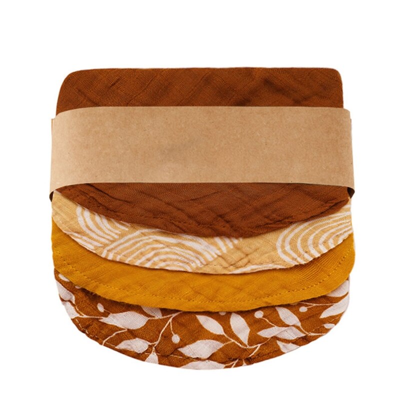 Mousseline Bandana Kwijlen Slabbetjes Voor Baby Meisjes &amp; Jongens Unisex Kinderziektes Bib Sjaal Bib Nordic Afternoon/Kasteel/Retro keer/Rainbo: 01
