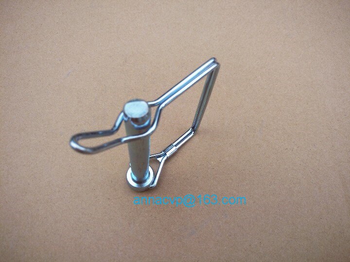 10PCS trailer square hitch pin lock, Diameter,3/8" (9.5mm) , zinc plated