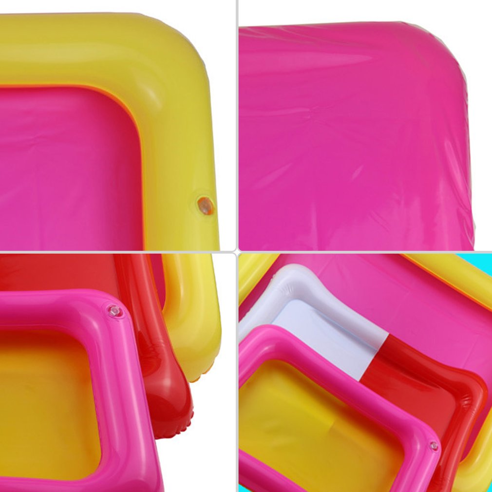 Plateau de sable gonflable château Table Mobile bac à sable PVC bac à sable sensoriel drôle jeu intérieur jouets bac de piscine pour enfants