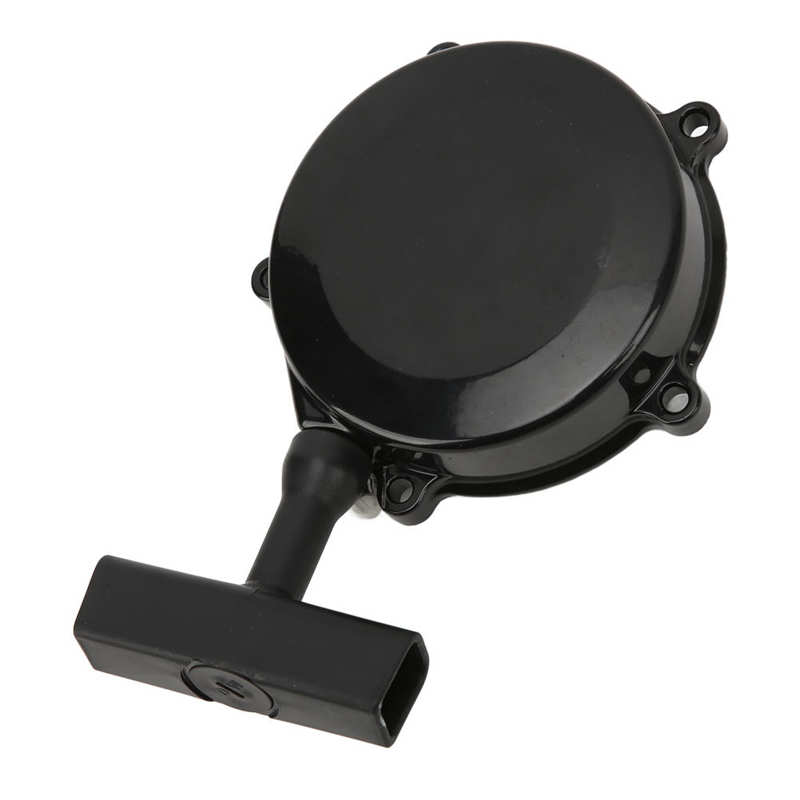 Pull Start Assembly Recoil Starter Black for Motorcycle