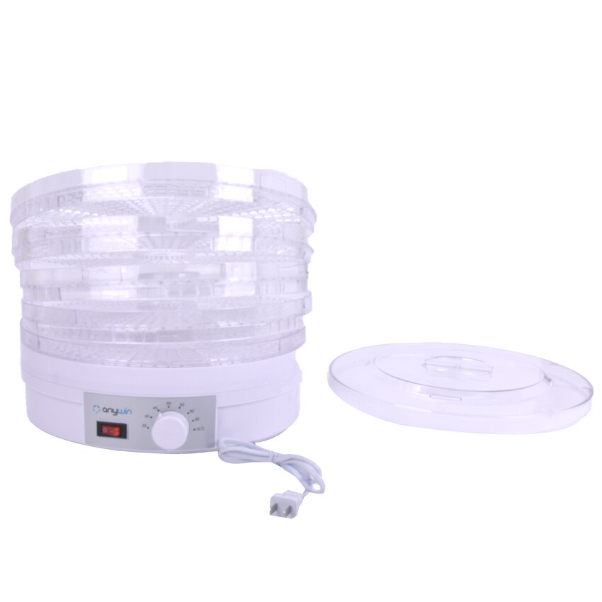 Plug Food Dehydrator Fruit Vegetable Herb Meat Drying Machine Snacks Food Dryer Fruit dehydrator with 5 trays