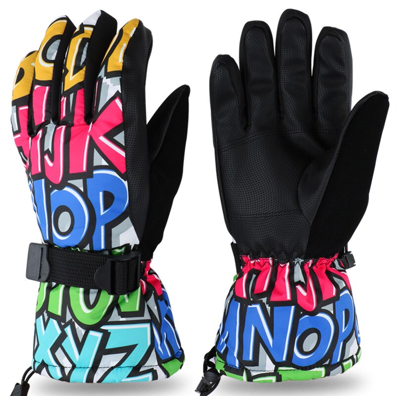 Gants De Ski pour femmes Guantes De Invierno en plein air mitaines De Snowboard imperméables et cachemire pour hommes Plus gants De Ski pour adultes en coton