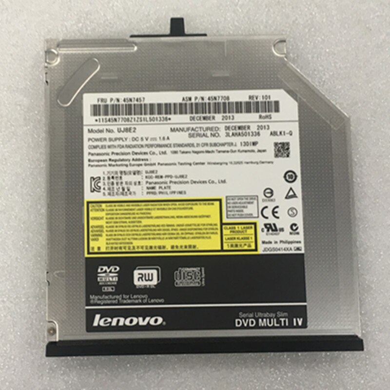 Fru :45 n 7457 dvd-rw super multi-brännare för lenovo thinkpad  t430s t420s t410 t400 notebook speciella inbyggda dvdrw-enheter