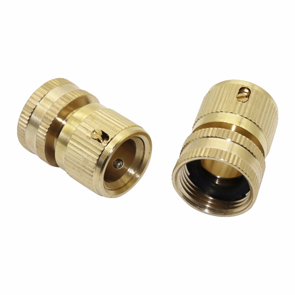Brass 3/4" female thread connection quick connector Garden hose water pipe connector garden accessories 1 Pc