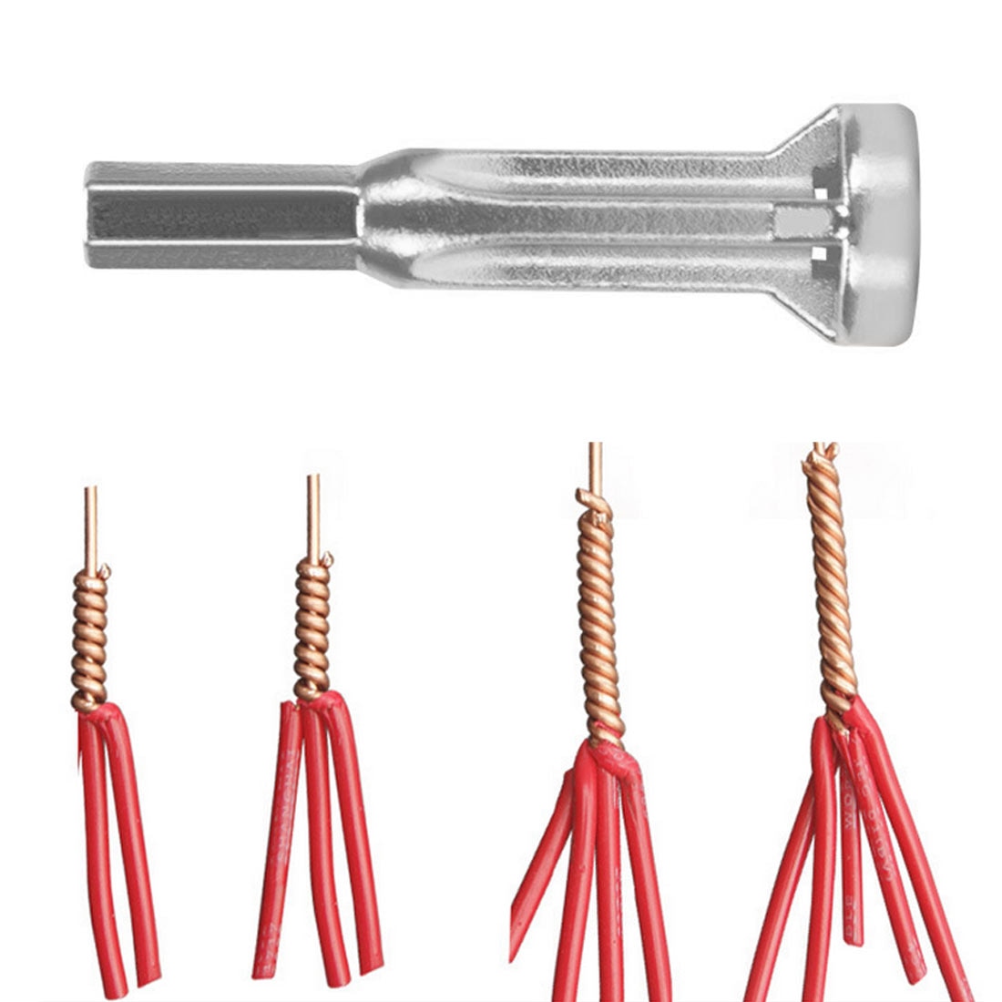 Electrical Twist Wire Tool 2~5 Hole Electrician Universal Automatic Twisting Wire Stripping Doubling Machine Connector