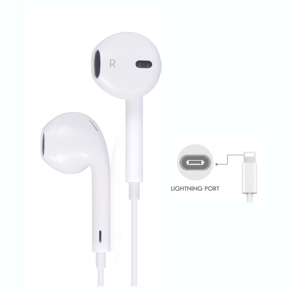 Hoofdtelefoon Met Lightning Ingang Compatibel Met I-Telefoon Mobiele Telefoongesprekken Bluetooth Muziek