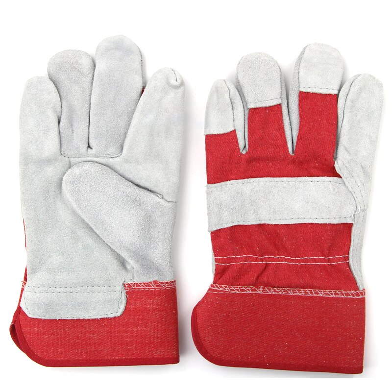 Lederen Lashandschoenen Volledige Palm/Dikker Brandwerende Anti-Warmte Voor Lassen Metalen Beschermende Handschoenen Voor Lassen