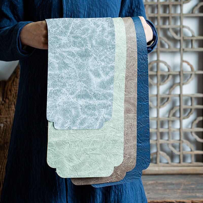 Tapis de thé sec avec nouilles en cuir, imperméable, nappe de table, Kung Fu, serviette de thé, tissu Zen trompette